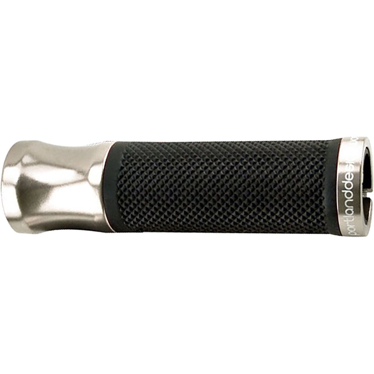 Image of Portland Design Works Speed Metal Grips Anodized Chrome, One Size