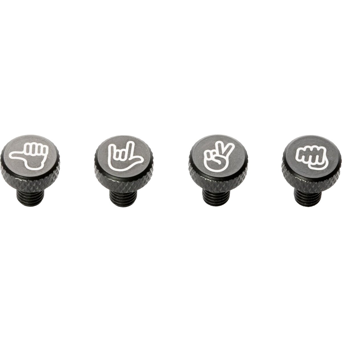 Image of Portland Design Works Zit Bitz Decorative Bolts Hands, Set of 4