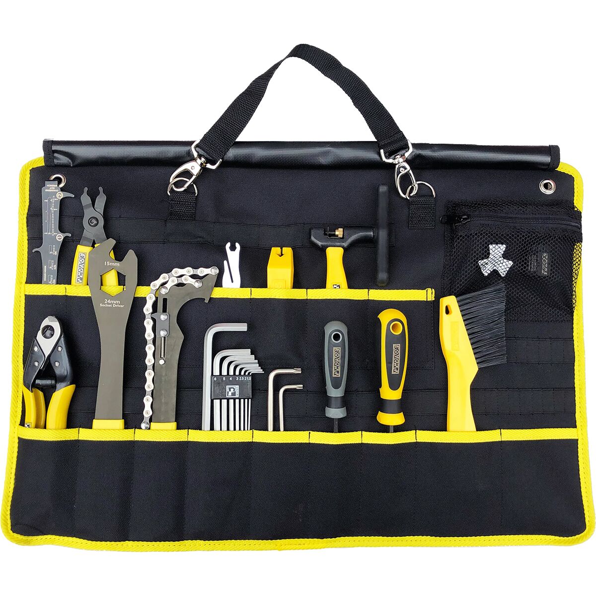 Pedro's Pedro's Pro Burrito Tool Kit Black/Yellow, 41-Piece