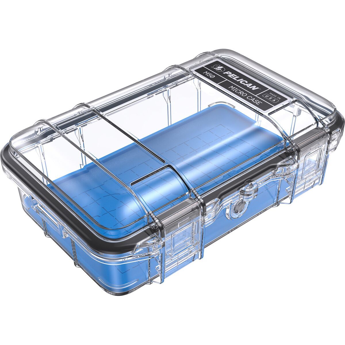 Image of Pelican M50 Micro Case Blue/Clear, One Size