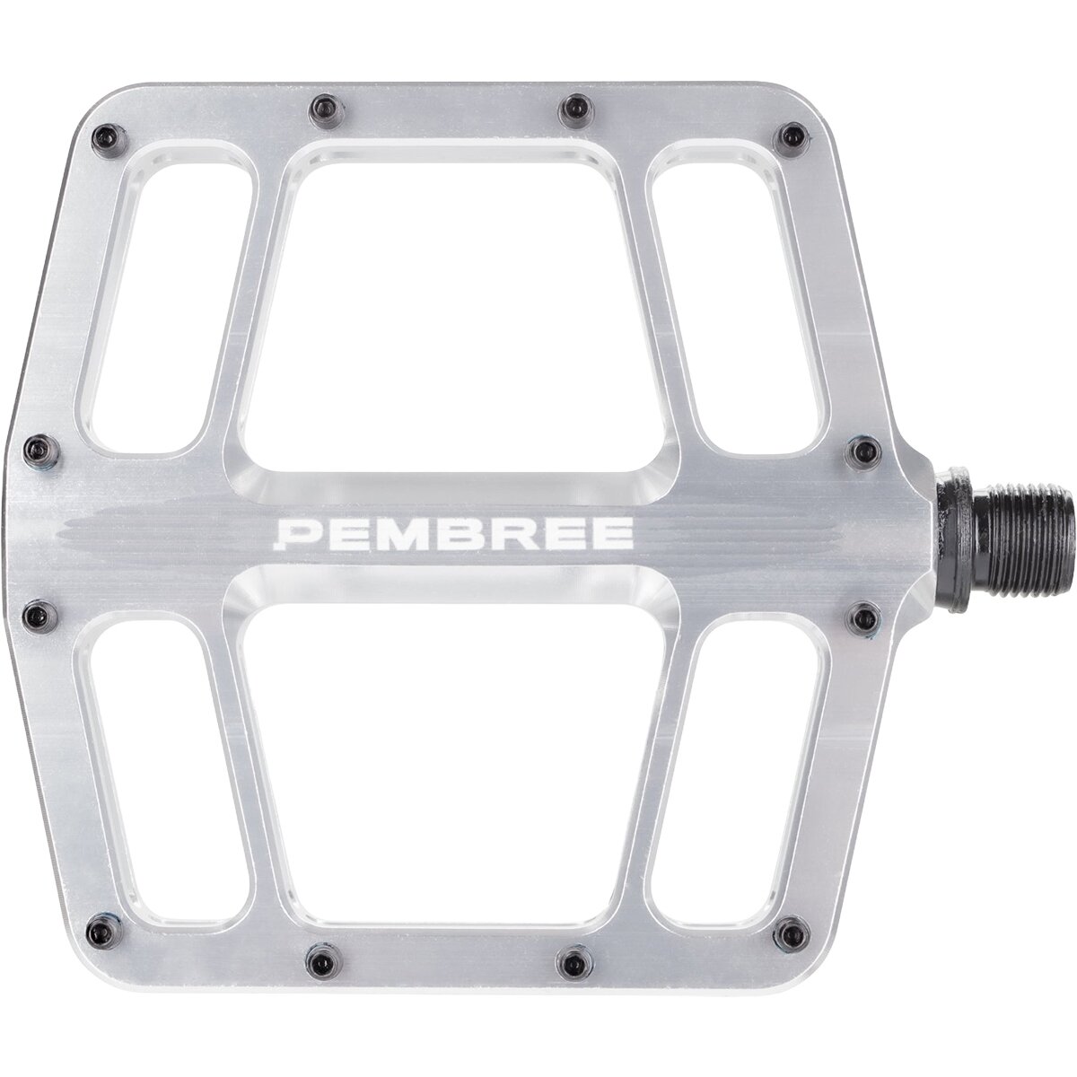 Image of PEMBREE D3A Flat Pedals Silver, Large