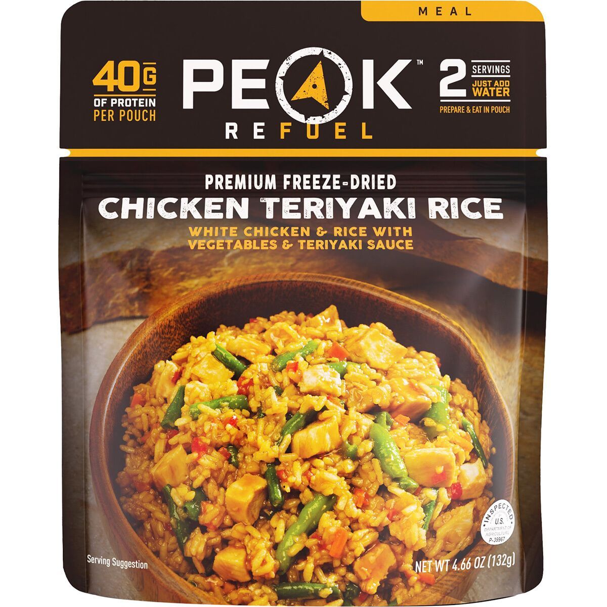 Image of Peak Refuel Chicken Teriyaki - 2 Servings Black, One Size