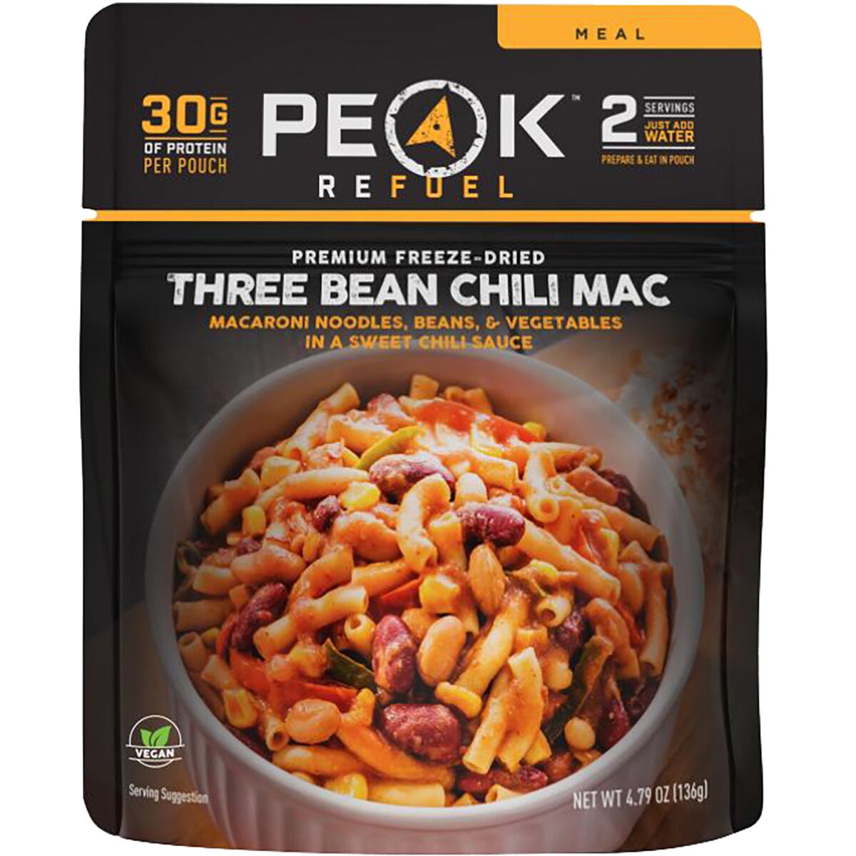 Image of Peak Refuel Three Bean Chilli Mac (v) One Color, One Size