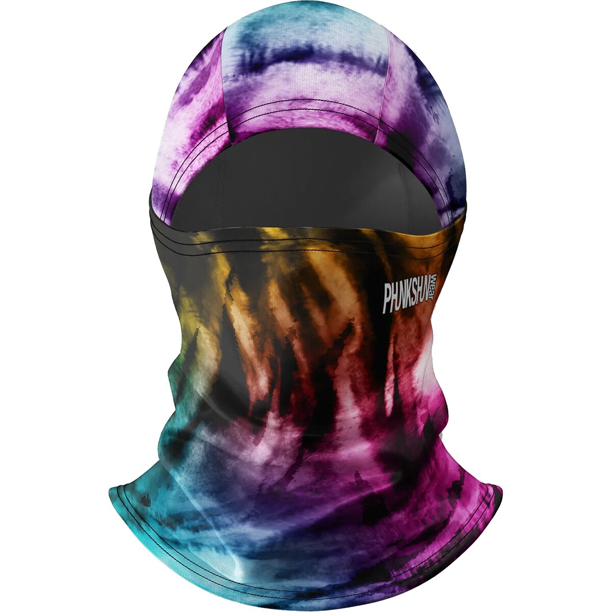 Image of Phunkshun Hybrid Convertible Balaclava Tritik, One Size