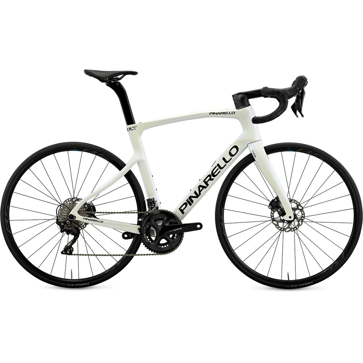 Image of Pinarello X1 105 Road Bike Pearl White, 51.5cm