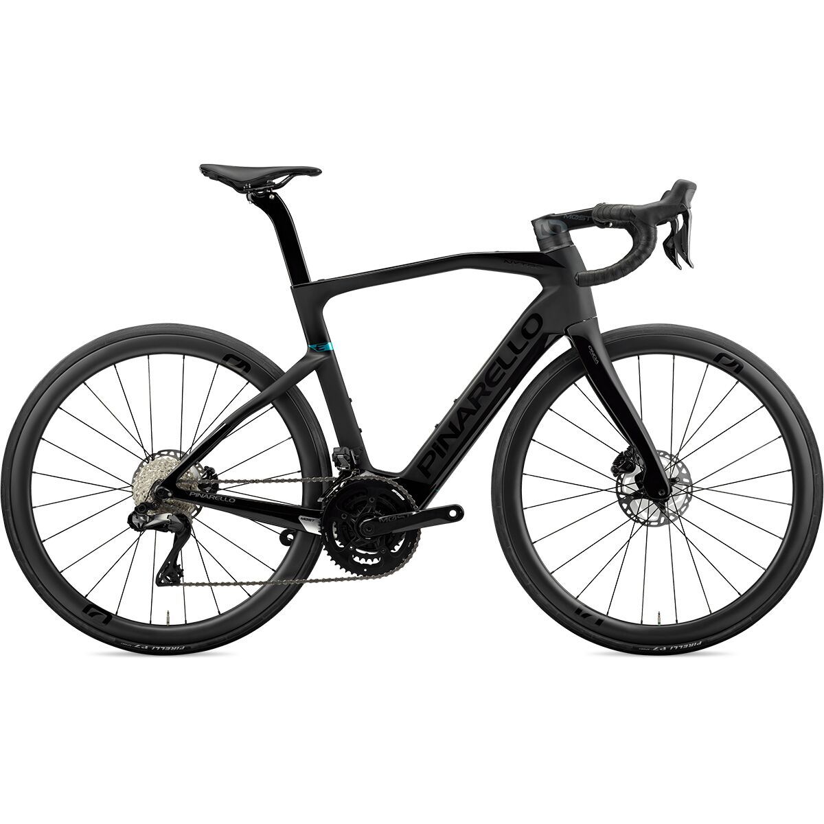 Pinarello Nytro E7 Ultegra Di2 Carbon Wheel Road E-Bike Ghost Black, 57.5