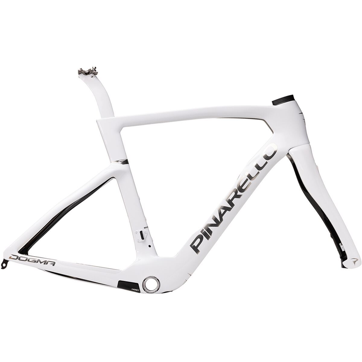 Image of Pinarello Dogma F Disc Road Frameset Edge Crystal White, 46.5