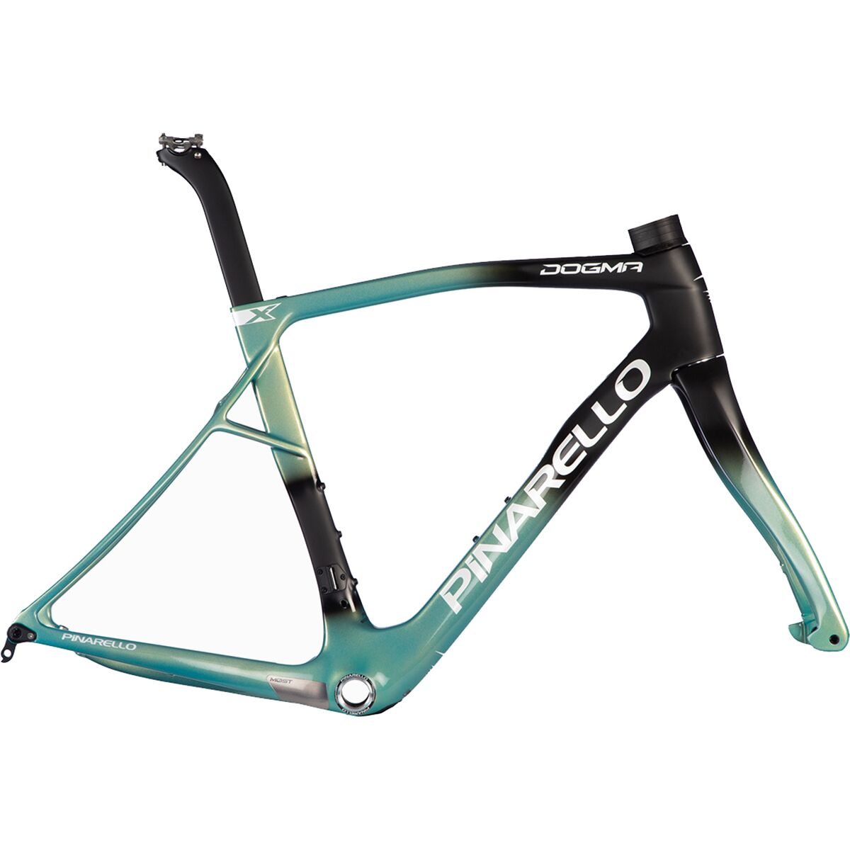 Image of Pinarello Dogma F Disc Road Frameset Luxter Turquoise, 50