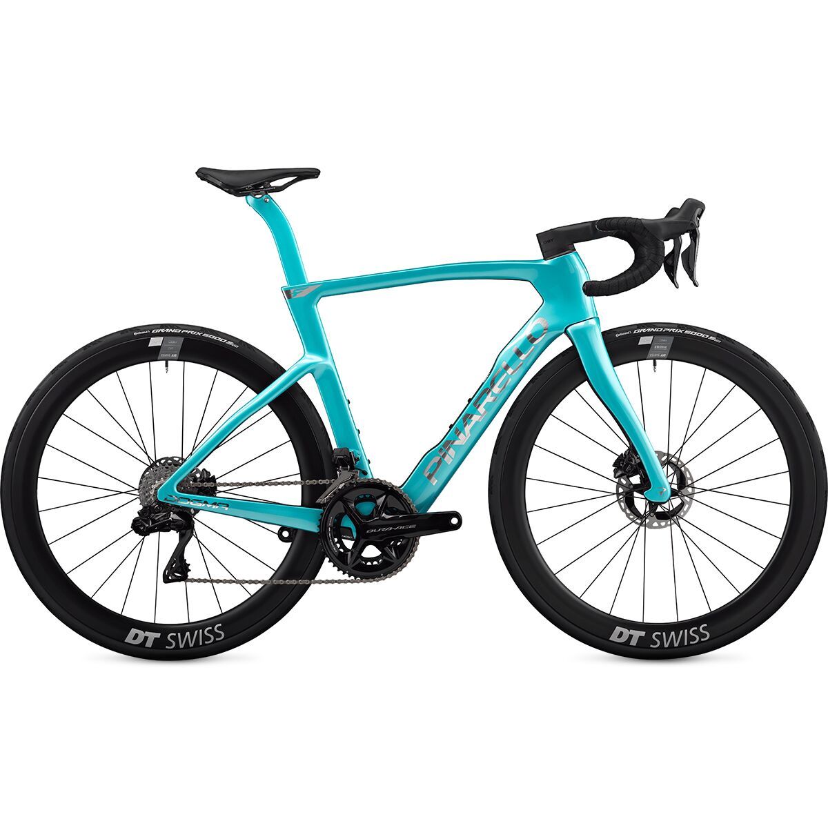 Image of Pinarello Dogma F Red AXS PM Peak 4550 Carbon Wheel Road Bike Luxter Turquoise, 50