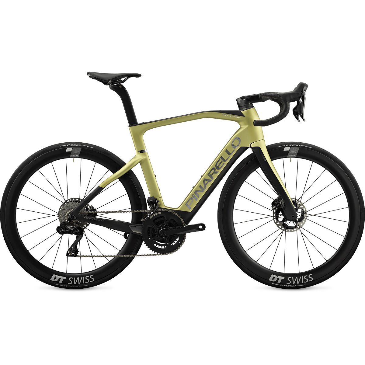 Image of Pinarello Nytro E9 Dura Ace Di2 Carbon Wheel Road E-Bike Electro Gold, 53