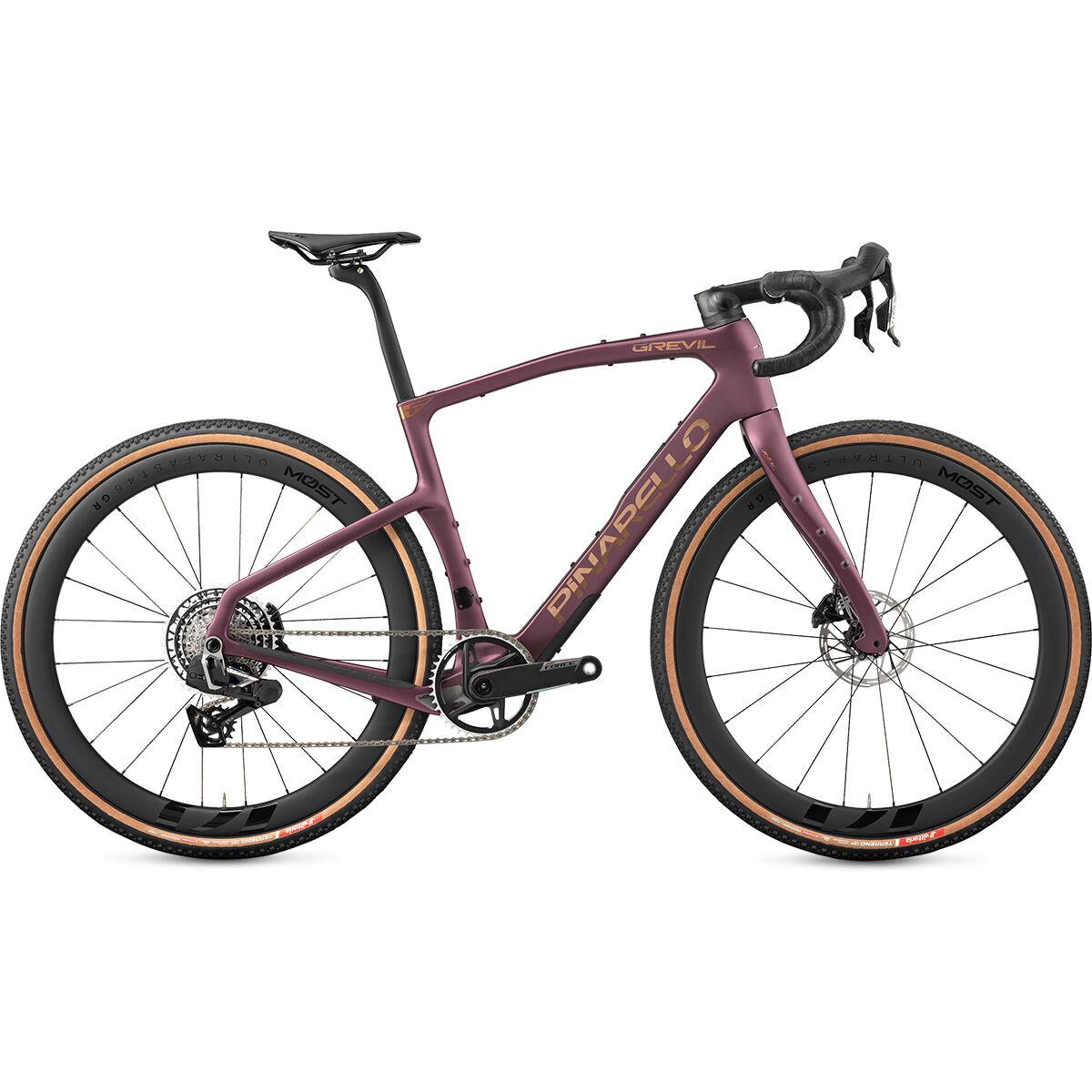 Pinarello Pinarello Grevil F7 Force XPLR Gravel 45 Carbon Wheel Gravel Bike Polaris Purple Matt, 50