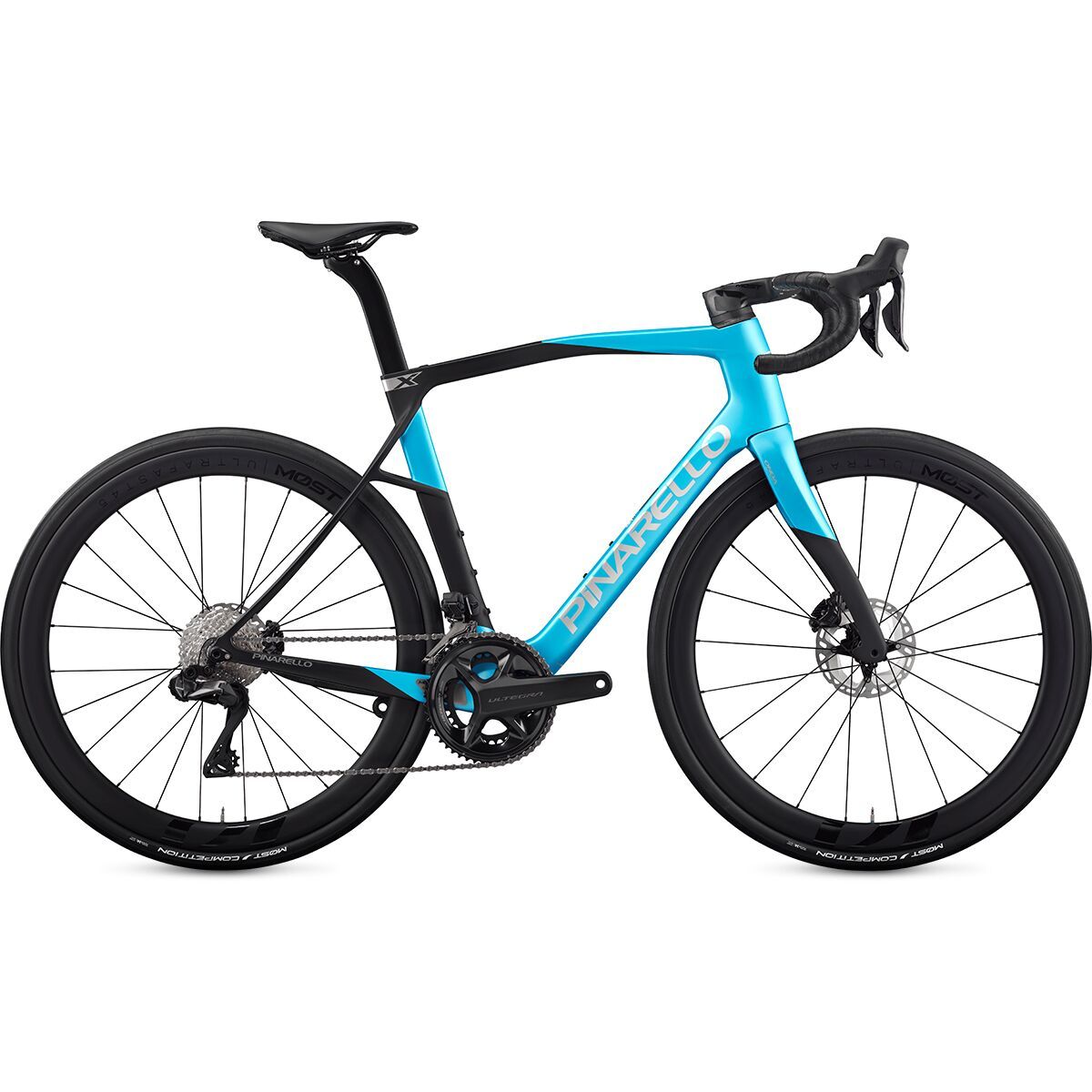 Image of Pinarello X7 Force AXS Ultrafast 45 Carbon Wheel Road Bike Lagoon Blue Matt, 51.5