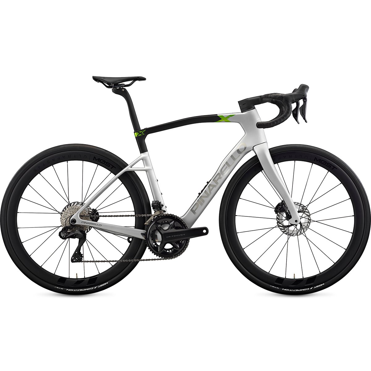 Image of Pinarello X7 Force AXS Ultrafast 45 Carbon Wheel Road Bike Titan Pulse, 49