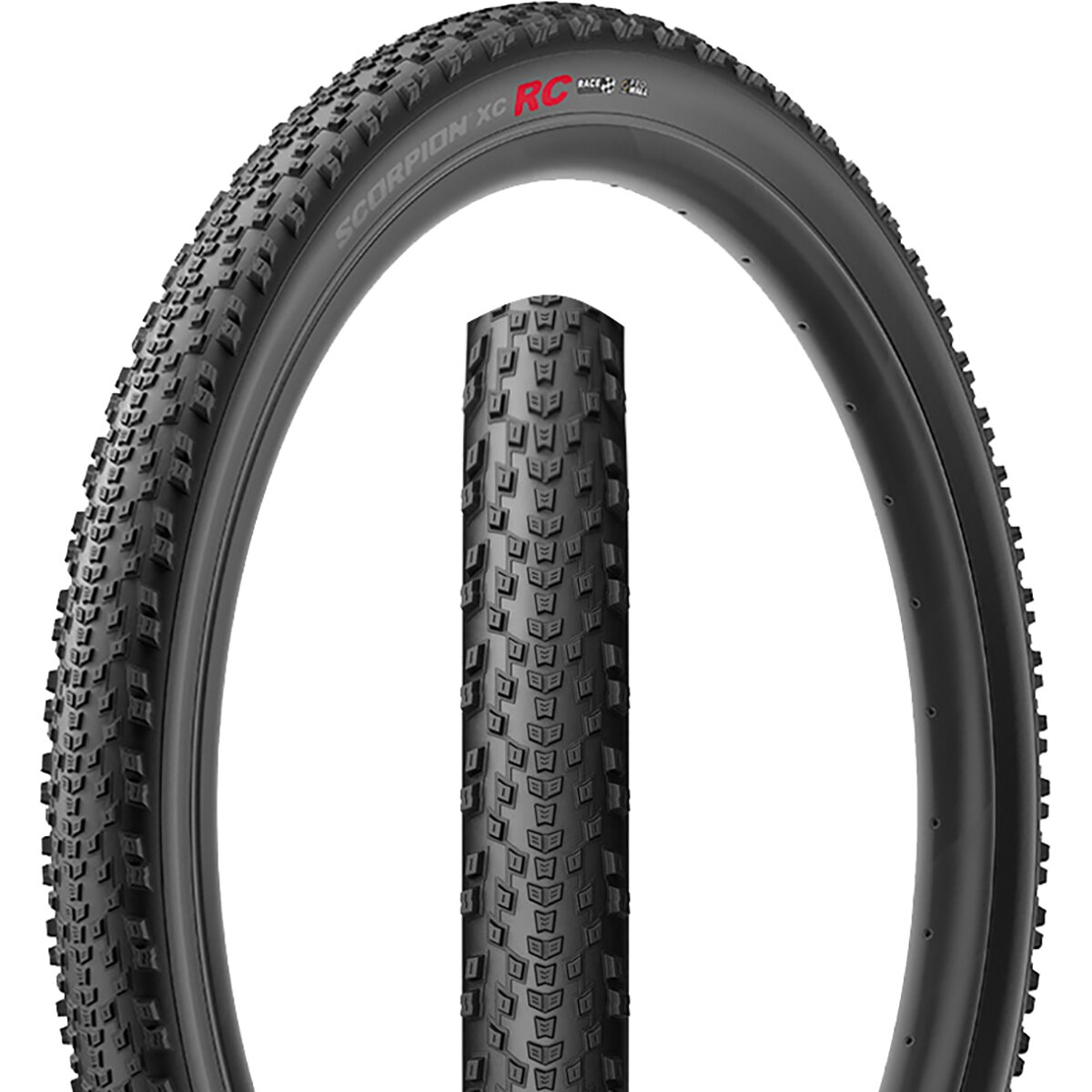 Image of Pirelli Scorpion Race 29in XC RC Tubeless Tire Silver, 29x2.4