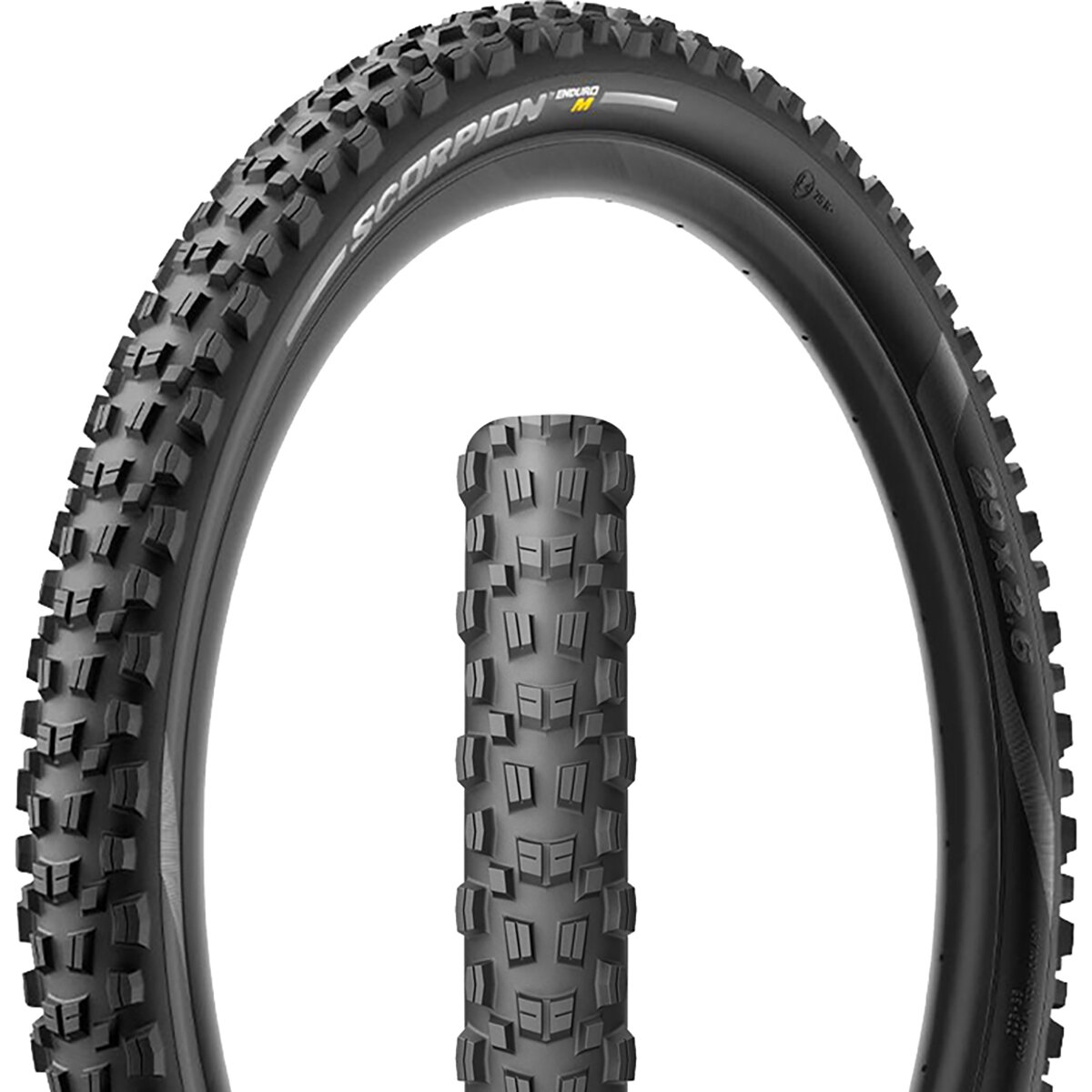 Image of Pirelli Scorpion 29in Enduro M TLR Tire Black, HardWall, 29x2.6