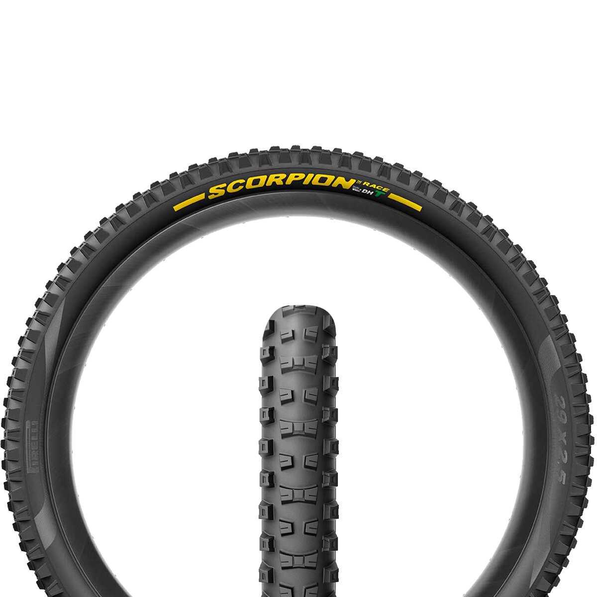 Image of Pirelli Scorpion Race 29in Downhill T Tubeless Tire Yellow Label, 29x2.5