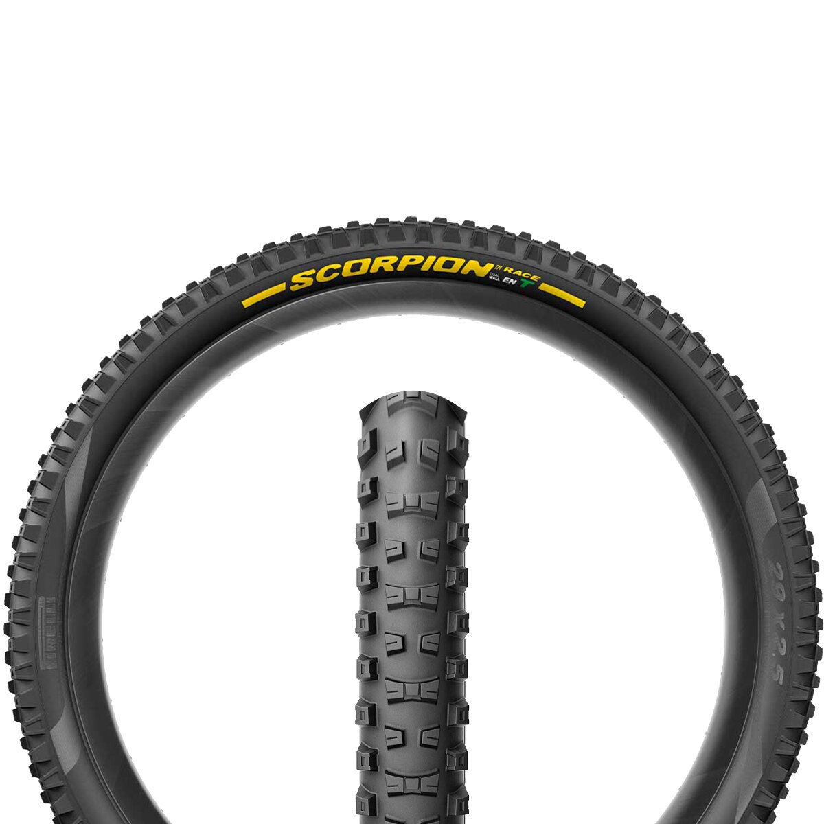 Image of Pirelli Scorpion Race 29in Enduro T Tubeless Tire Yellow Label, 29x2.5