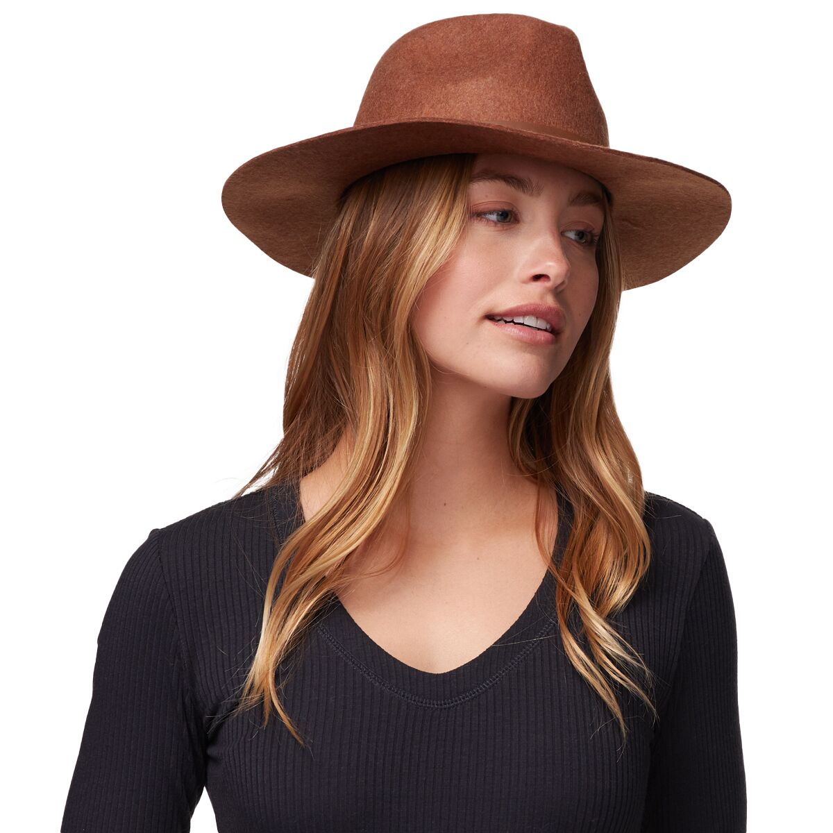 Pistil Soho Wide Brim Wool Fedora Hat with leather band Soho Wide Brim Hat - Fika Boutique main image 3