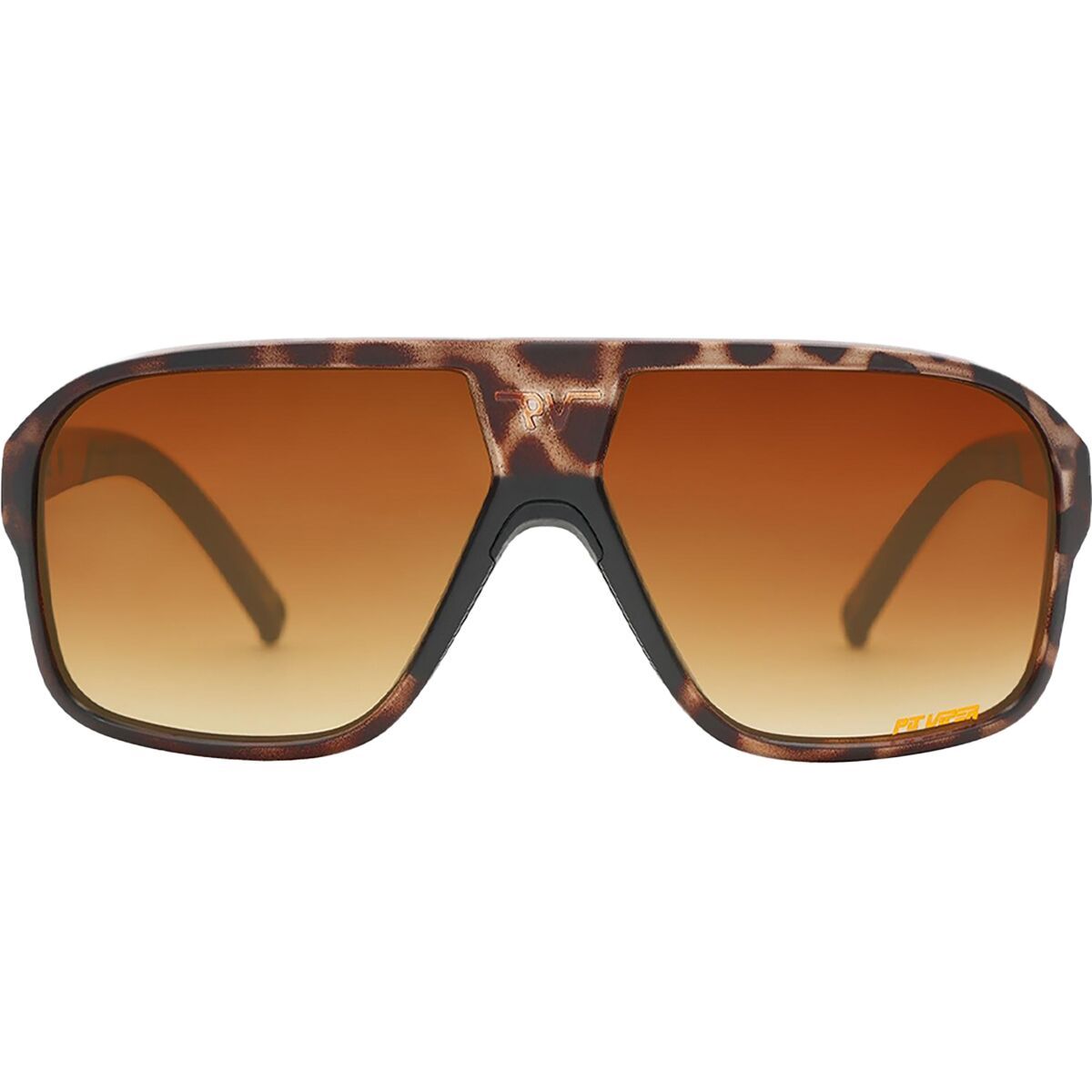 Image of Pit Viper The Flight Optics Sunglasses Landlocked Brown Brown Fade, One Size