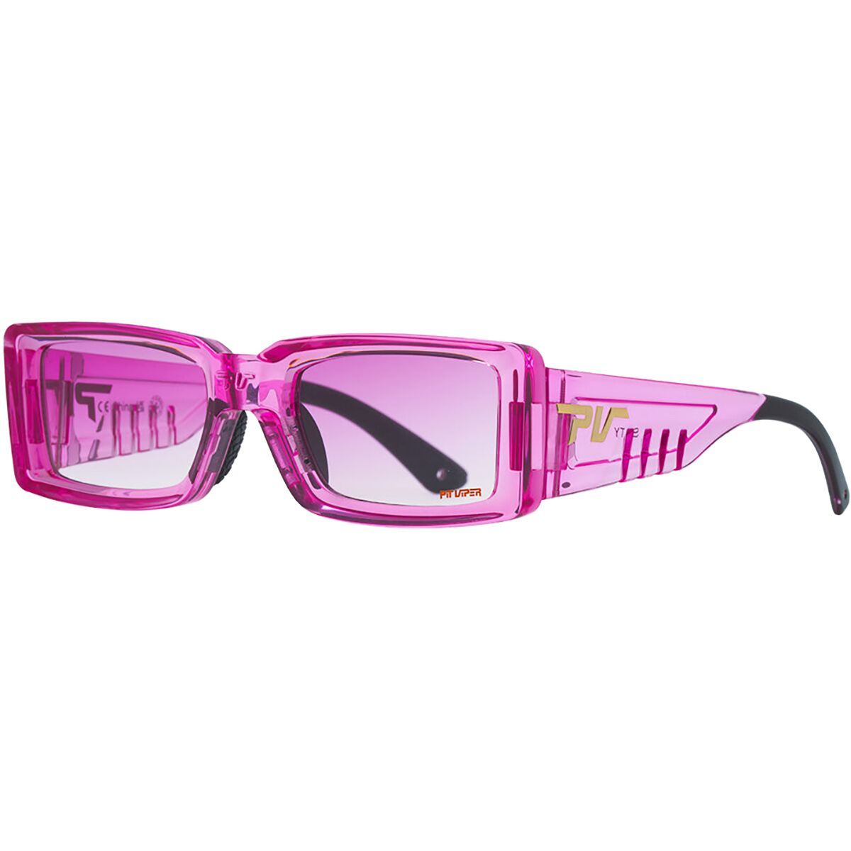 Image of Pit Viper The Low Bones Sunglasses Himalayan Pink Fade, One Size