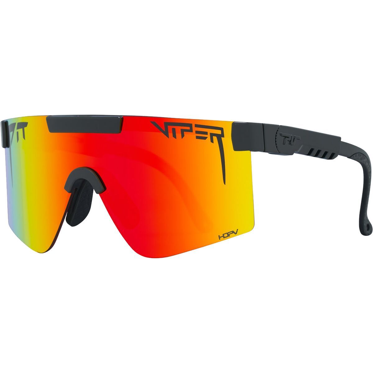 Image of Pit Viper The Original HDPV Polarized Sunglasses Exec HDPV Polarized Rainbow, Wide