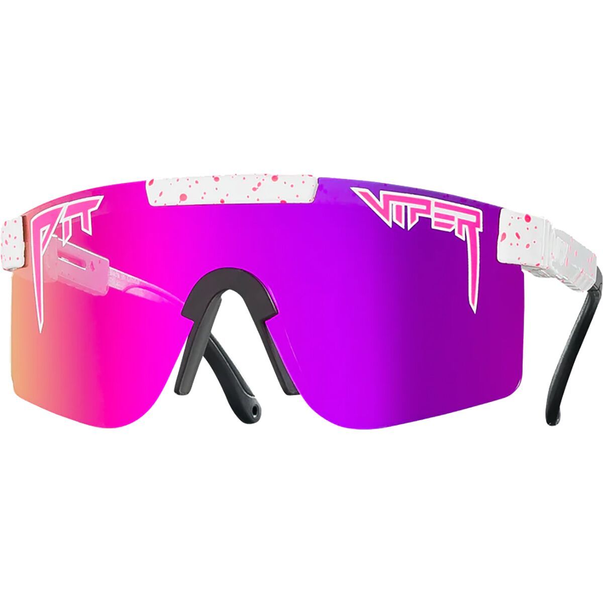 Image of Pit Viper The Original HDPV Polarized Sunglasses LA Brights HDPV Polarized Pink-Purple, Wide