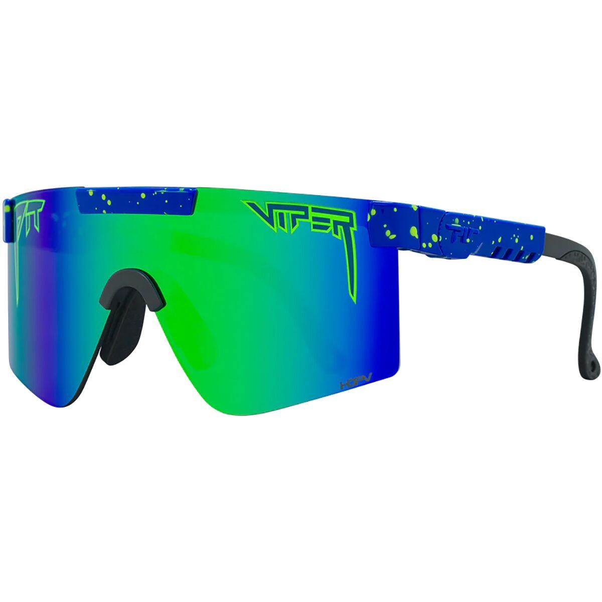 Image of Pit Viper The Original HDPV Polarized Sunglasses Leonardo HDPV Polarized Blue-Green, Wide