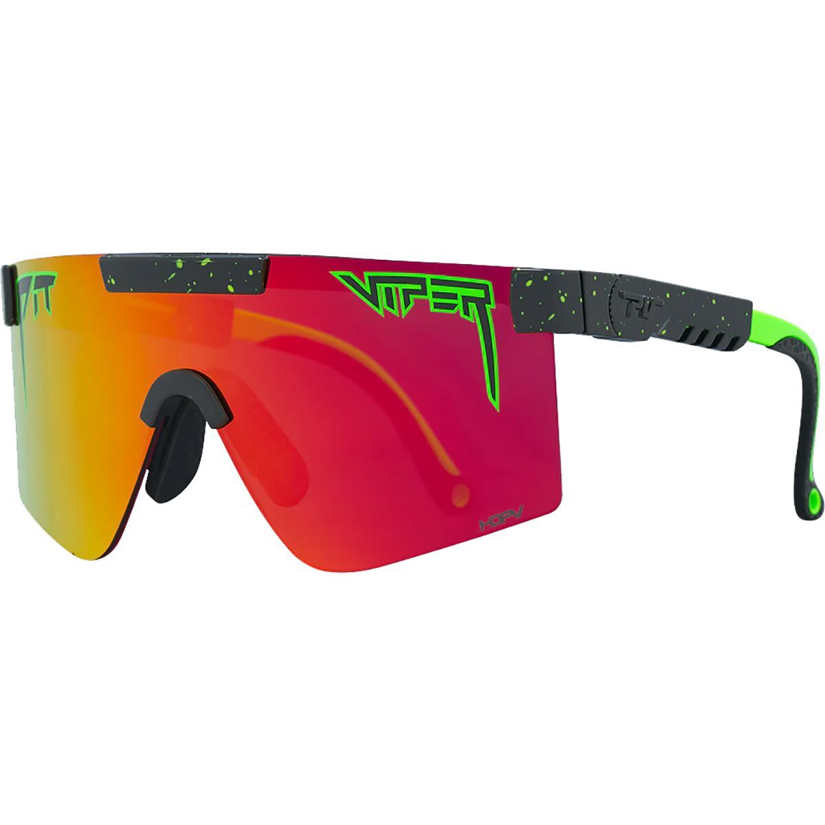 Image of Pit Viper The Original HDPV Polarized Sunglasses Monster Bull HDPV Polarized Orange, Wide