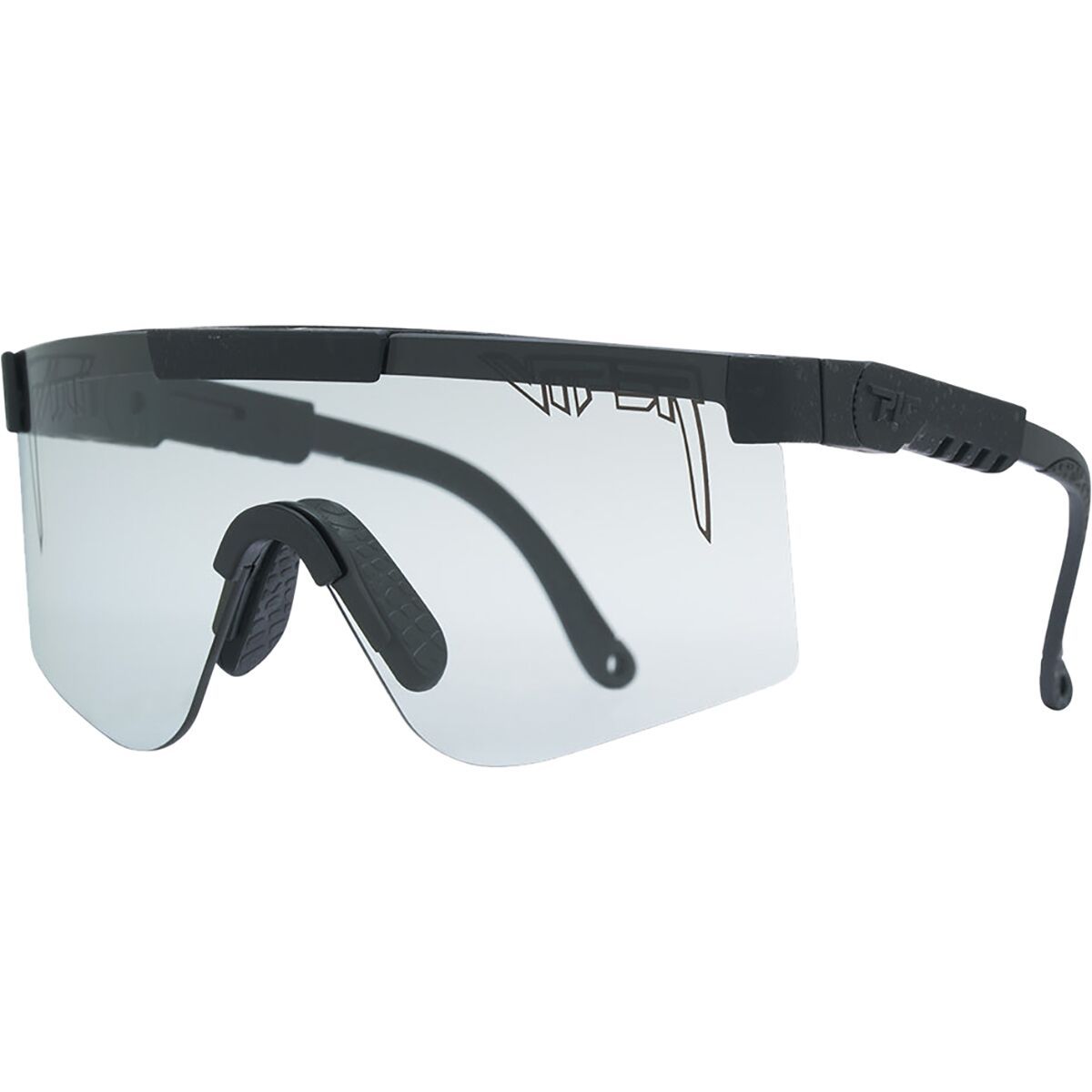 Image of Pit Viper The Original Photochromic Sunglasses Blacking Out Photochromic Smoke, Wide