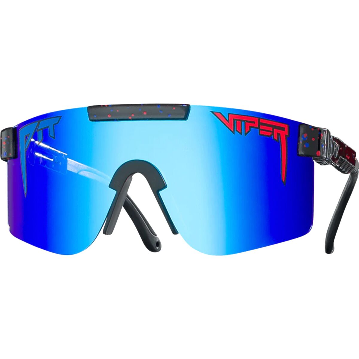 Image of Pit Viper The Original Sunglasses Peacekeeper Z87+ Blue, Wide