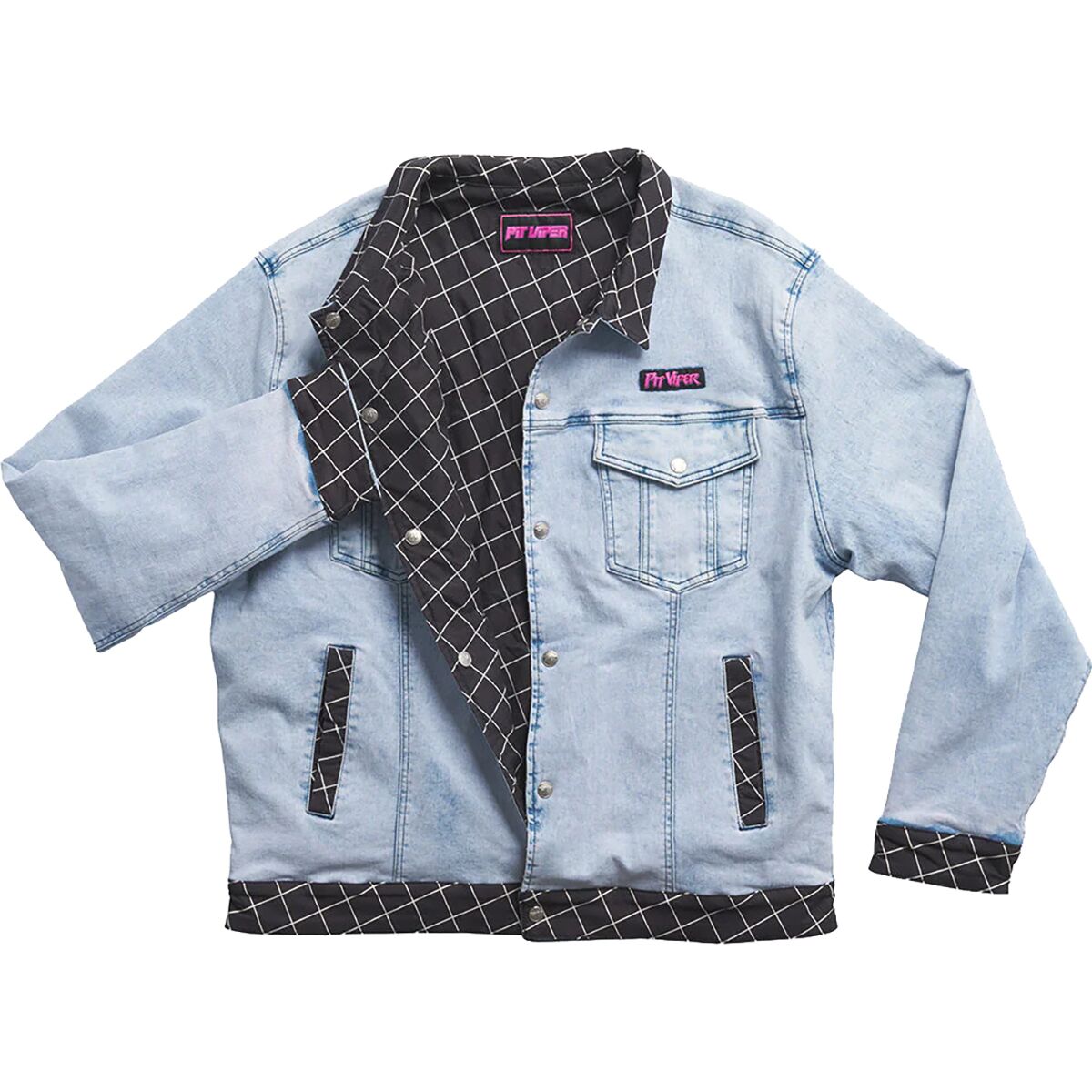Image of Pit Viper Sport Denim Reversible Jacket - Men's The Surge Matrix, XL