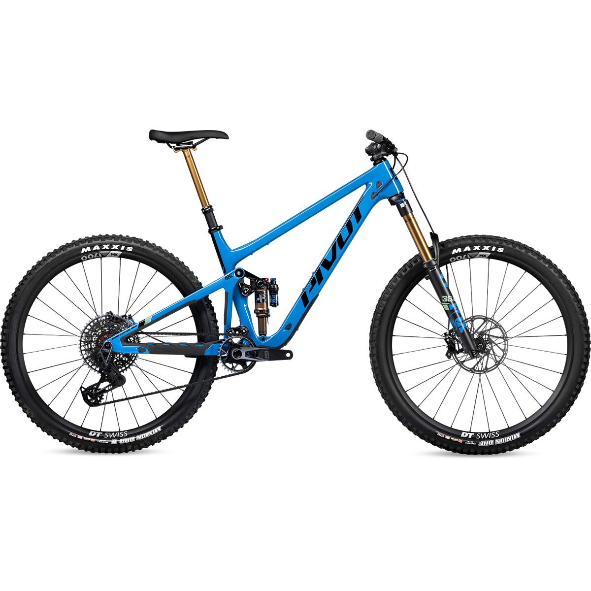 Image of Pivot Switchblade Pro X0 Transmission Mountain Bike Blue Neptune, XL