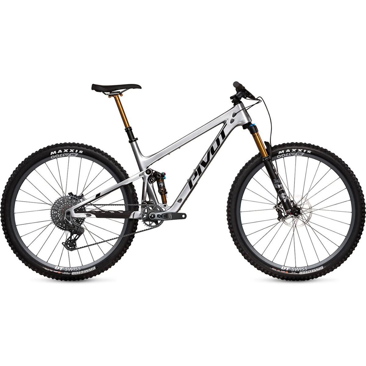 Pivot Trail 429Pro X0Transmission Enduro CarbonWheel Mountain Bike Silver Metallic, L