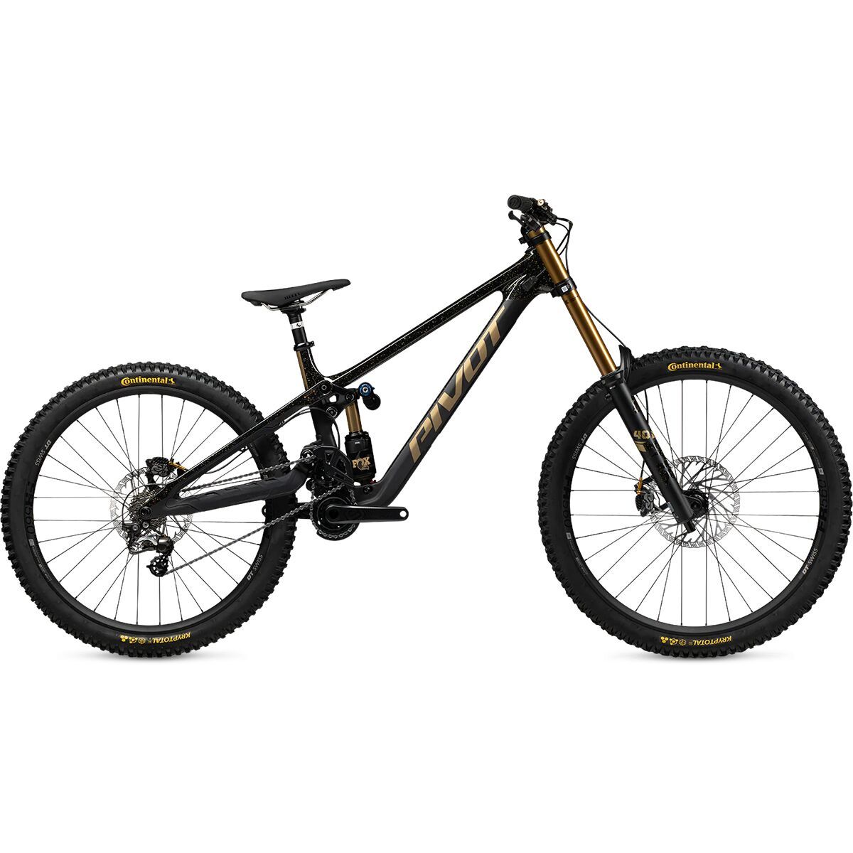 Image of Pivot Phoenix V5 Pro Saint Downhill Bike Black Gold, S3