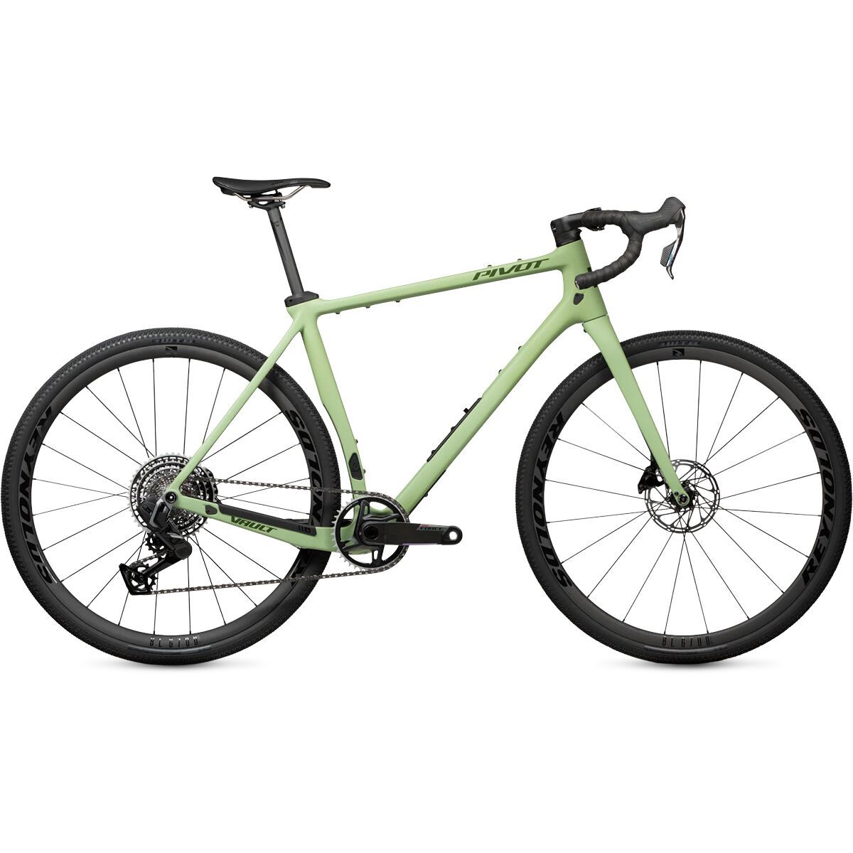 Image of Pivot Vault V6 Force XPLR Carbon Wheel Gravel Bike Mossy Forest, M