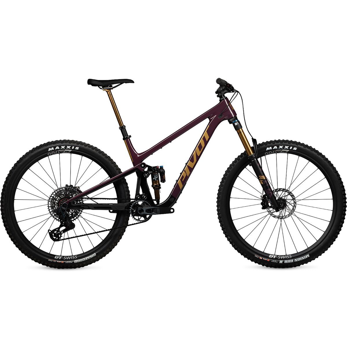 Image of Pivot Trailcat LT Pro X0 Transmission Mountain Bike Dr. Purple, XL