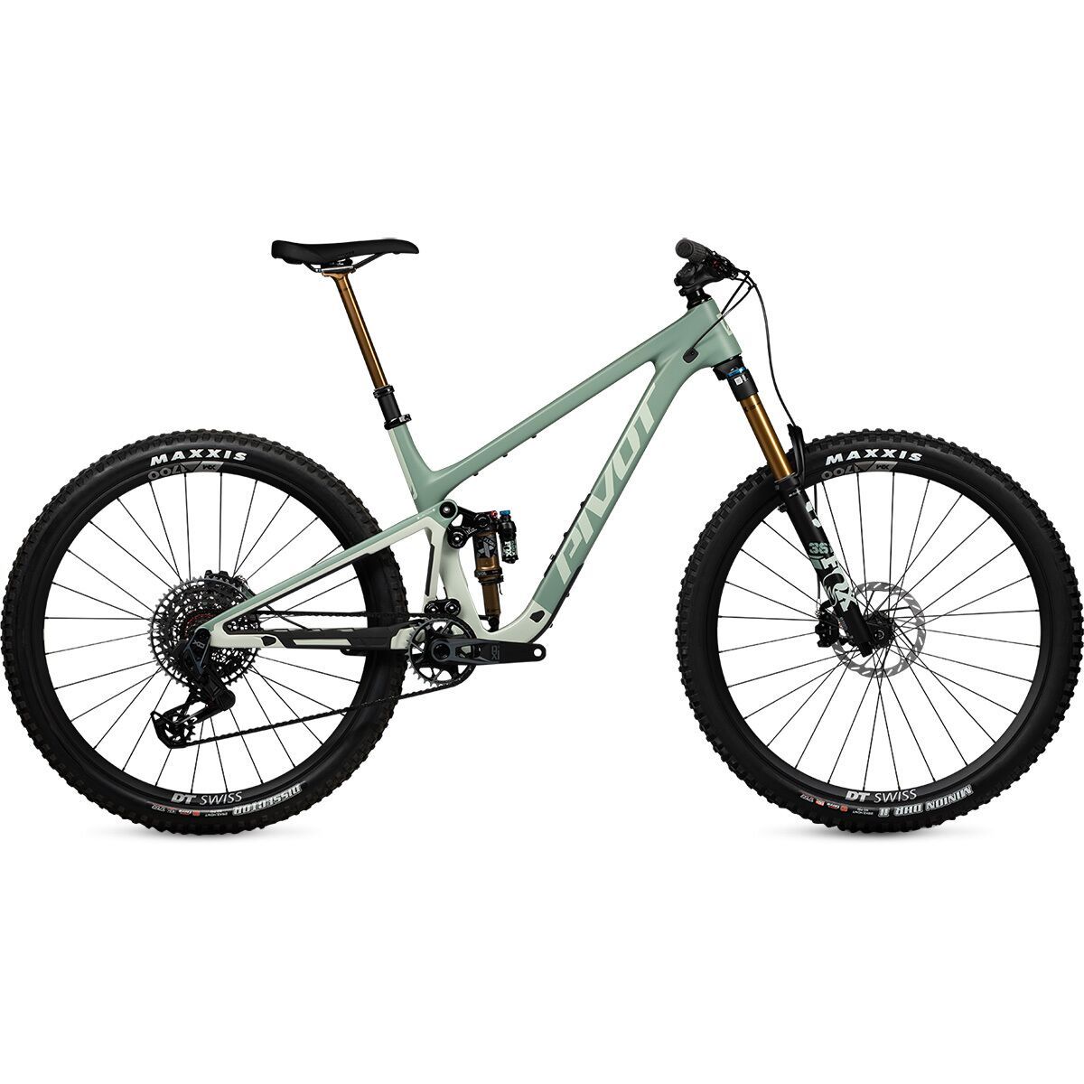 Image of Pivot Trailcat LT Pro X0 Transmission Mountain Bike Green Meadow Mist, M