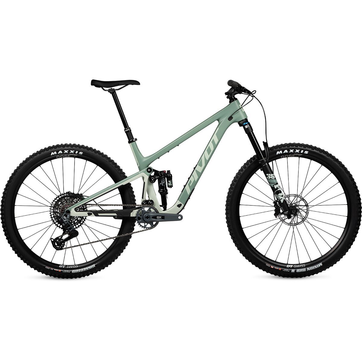 Image of Pivot Trailcat LT Ride GX Transmission Mountain Bike Green Meadow Mist, L