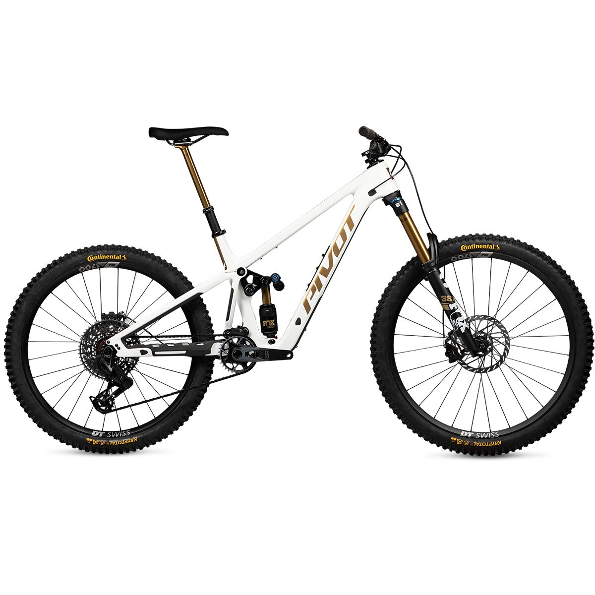 Image of Pivot Firebird Pro X0 T-Type MX Mountain Bike White Gold, L