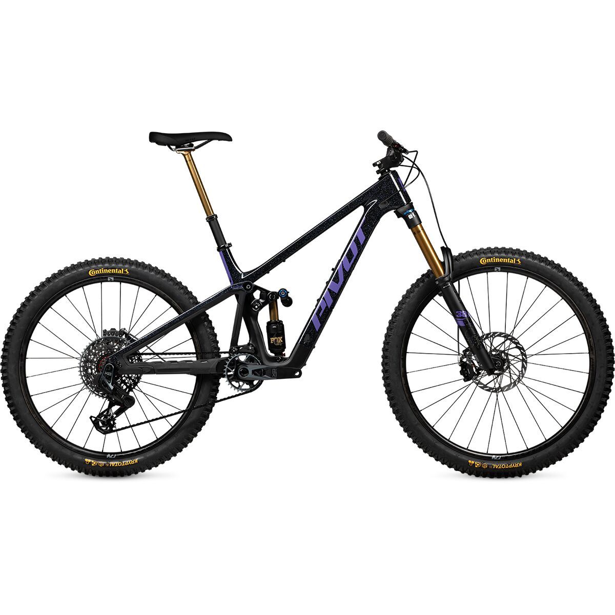 Image of Pivot Firebird Pro X0 T-Type MX SE Carbon Wheel Mountain Bike Purple Galaxy, M