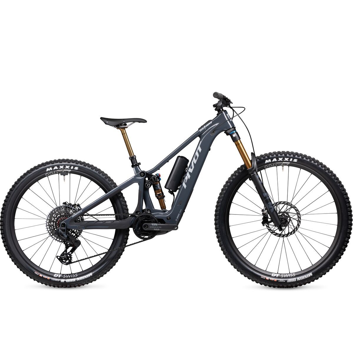 Pivot Shuttle SL AM Pro X0 T-Type EXTD E-Bike Grey Gloss, M