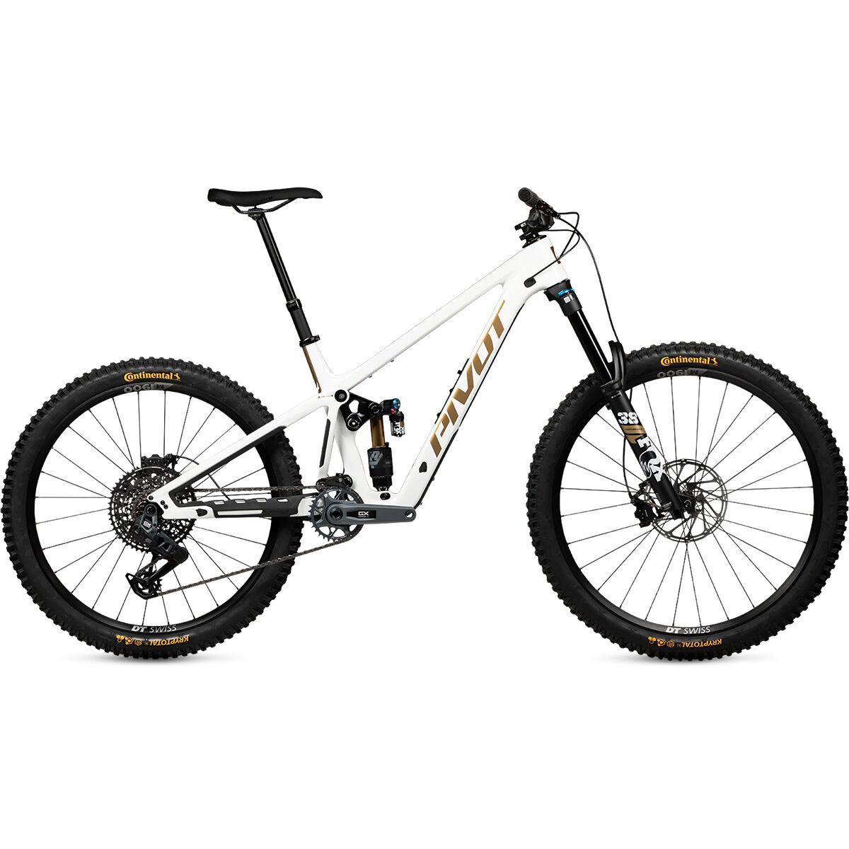 Image of Pivot Firebird Ride Eagle 70/90 MX Mountain Bike White Gold, LG