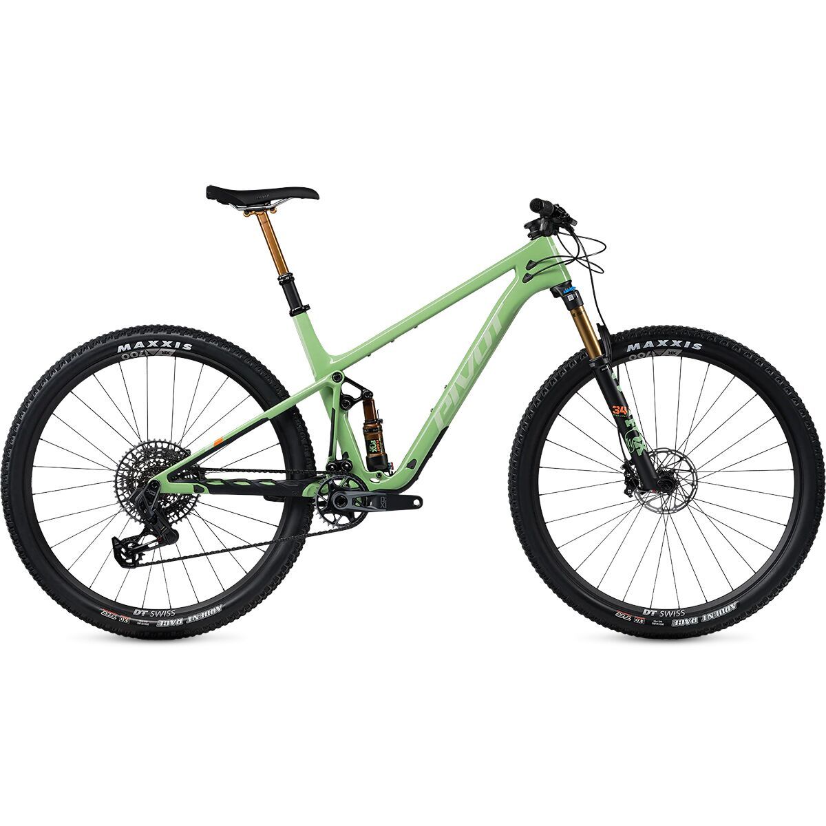 Image of Pivot Mach 4 SL Pro X0 T-Type Mountain Bike Sea Foam Green, MD