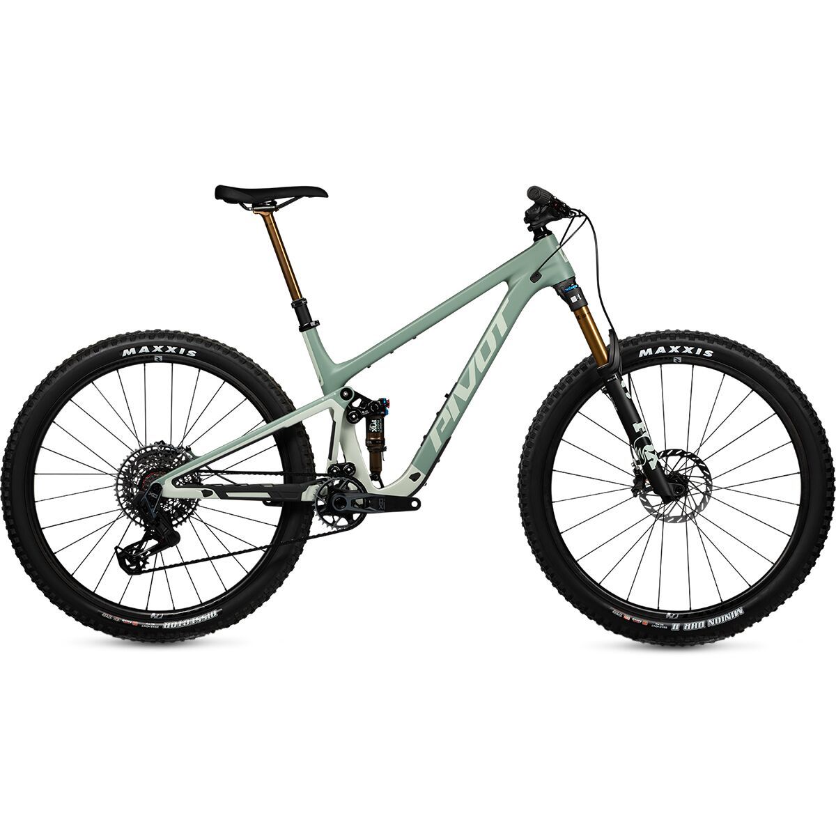 Image of Pivot Trailcat SL Pro XT Di2 Mountain Bike Green Meadow Mist, MD
