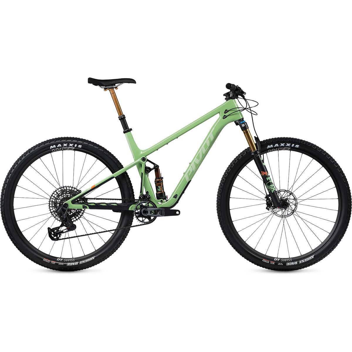 Image of Pivot Mach 4 SL Pro X0 Transmission Neo Mountain Bike Sea Foam Green, M