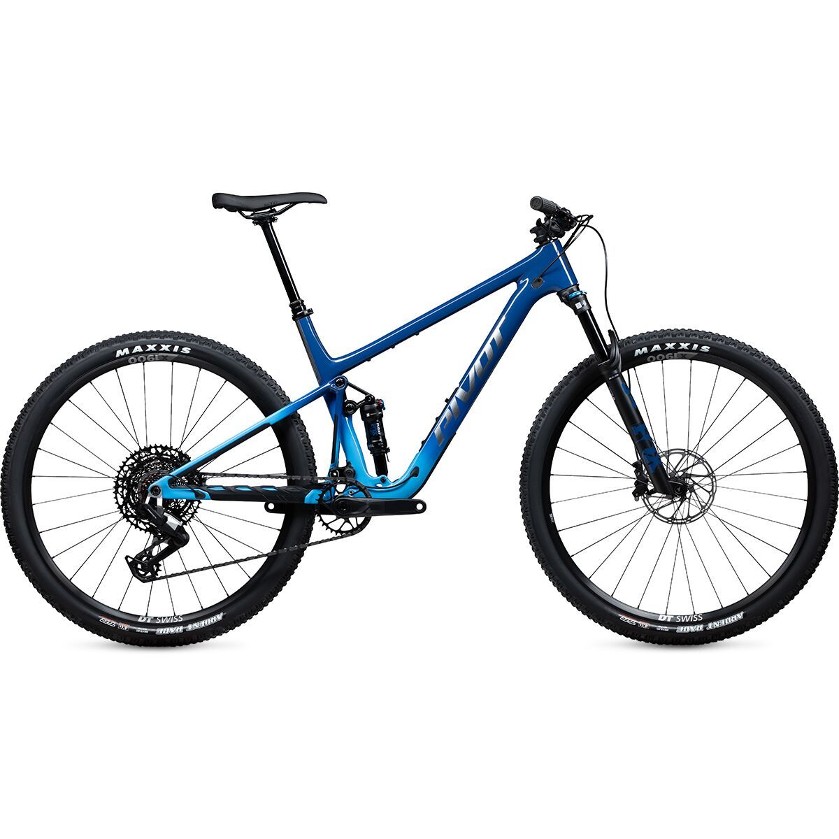 Image of Pivot Mach 4 SL V4 Ride Eagle 70/90 Mountain Bike Blue Stellar Fade, S