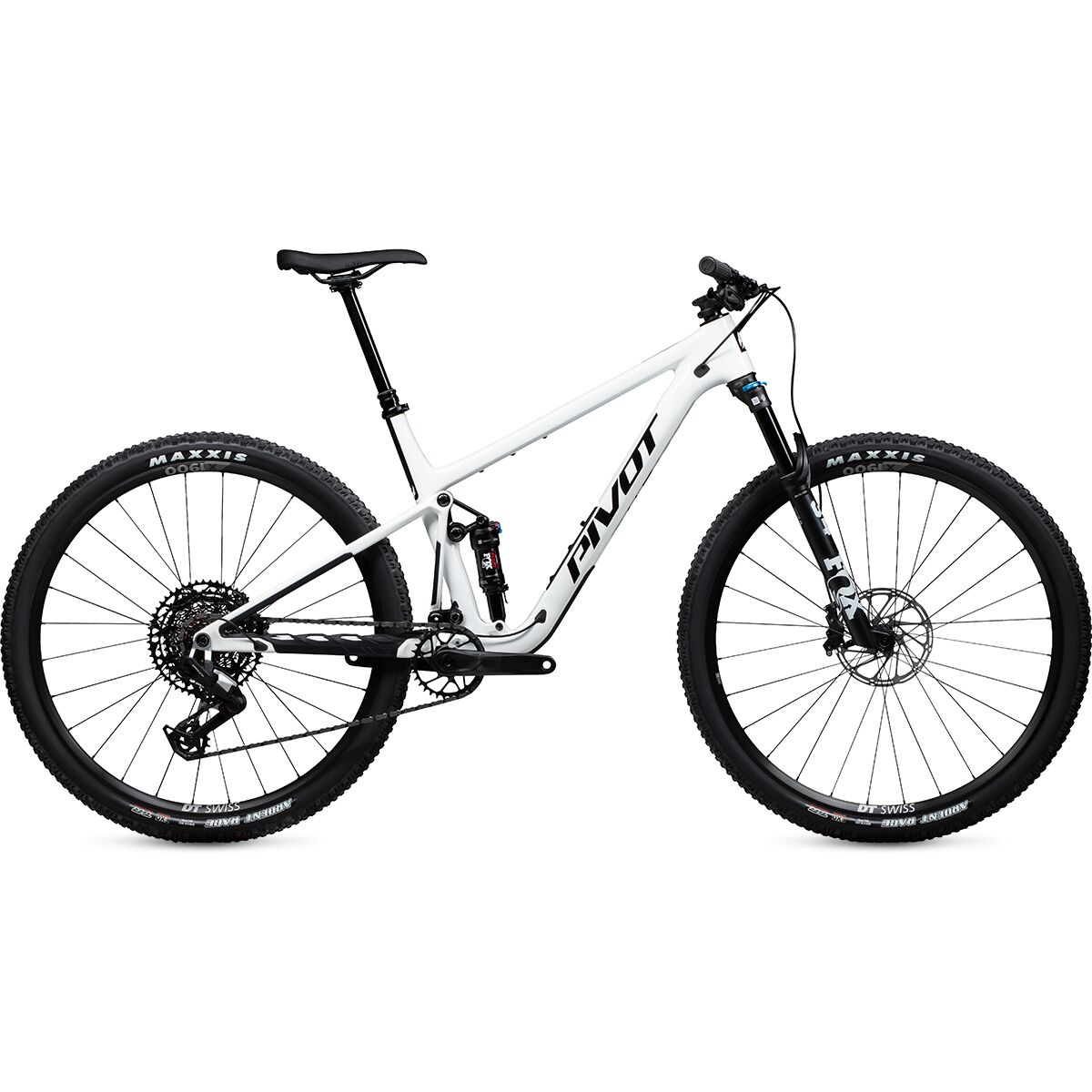 Image of Pivot Mach 4 SL V4 Ride Eagle 70/90 Mountain Bike White Avalanche, M