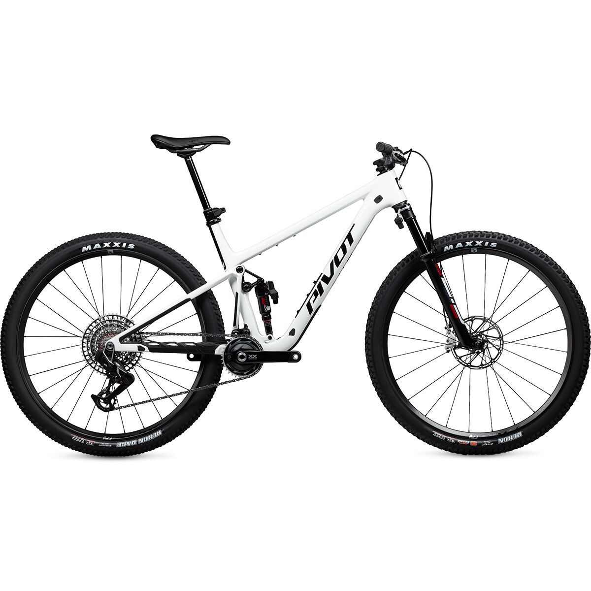 Image of Pivot Mach 4 SL V4 Team XX T-Type FA Carbon Wheel Mountain Bike White Avalanche, L