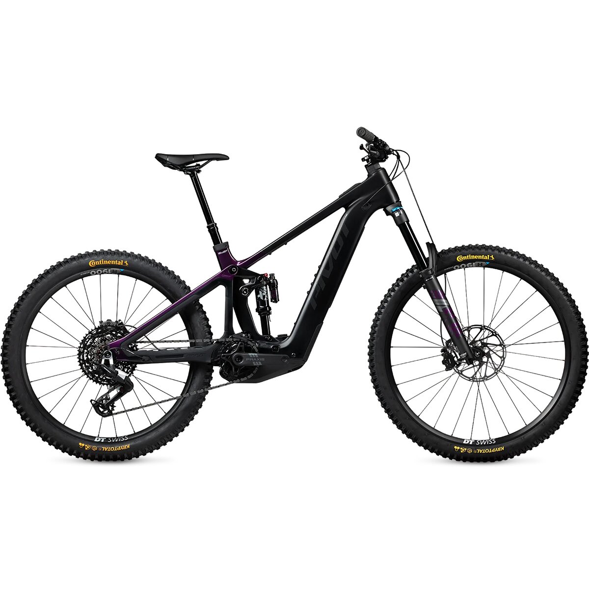 Image of Pivot Shuttle LT V3 Ride Eagle 70/90 E-Bike Black Royal Purple, M