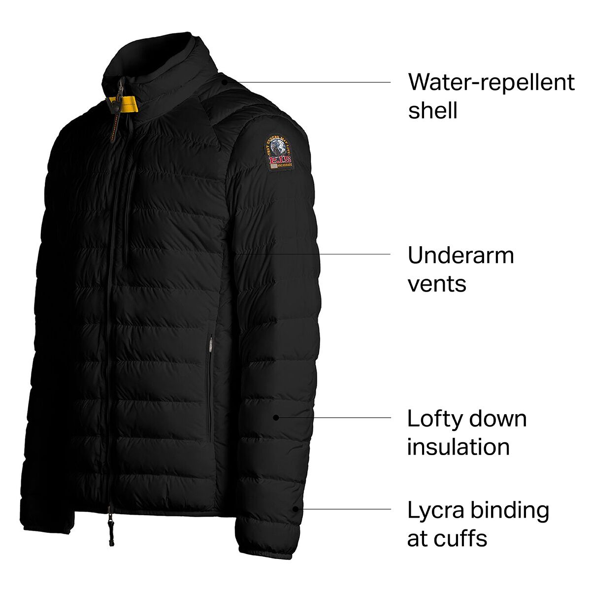 parajumpers ugo black